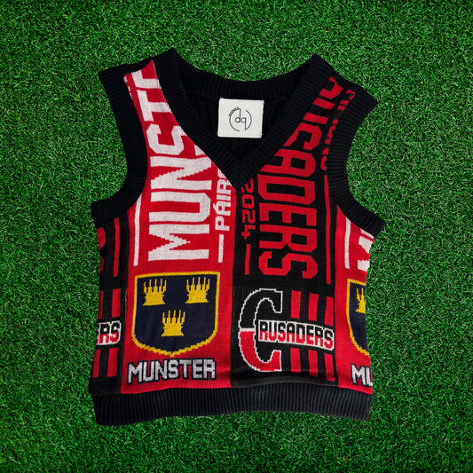 MUNSTER X CRUSADERS SWEATER VEST